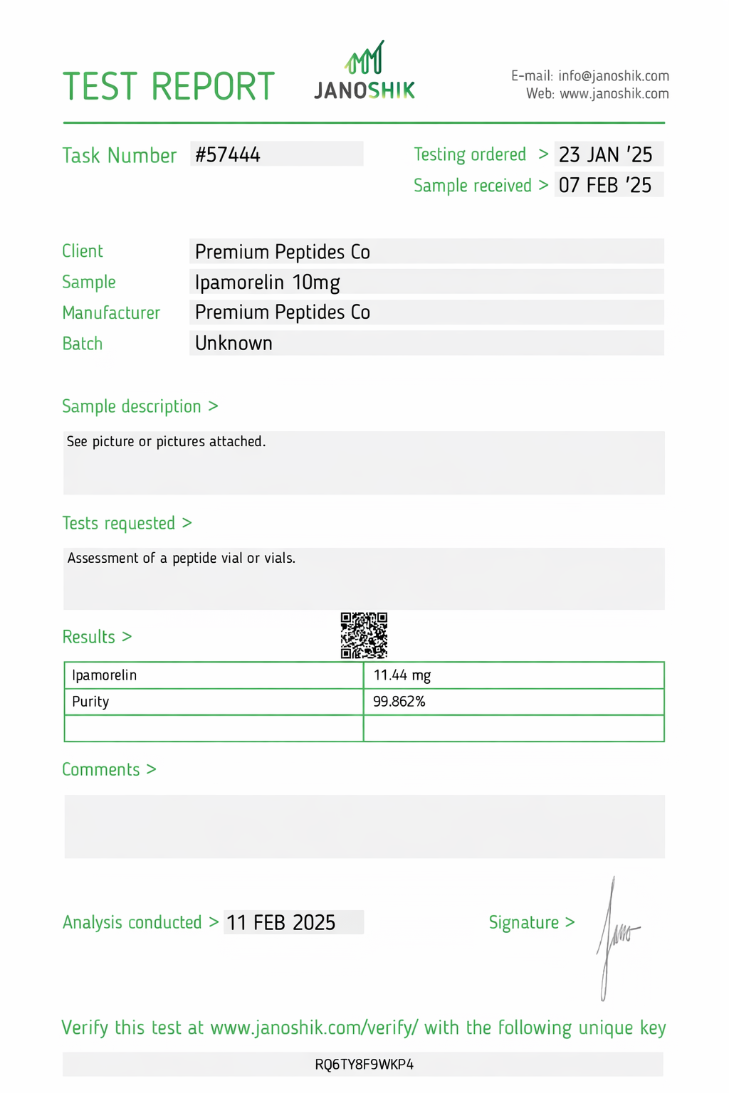 Ipamorelin 10mg